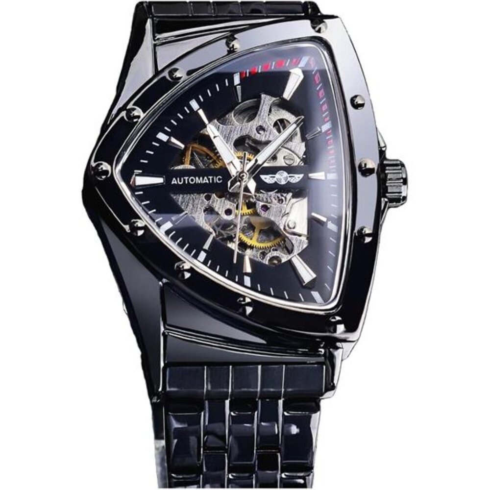 NEW All Black Mechanical Luxury Watch